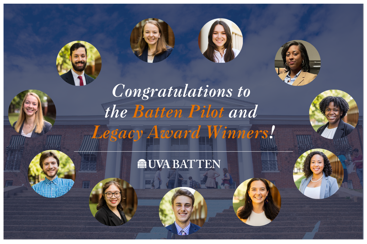 Batten Pilot And Legacy Awards Announced | Frank Batten School Of ...